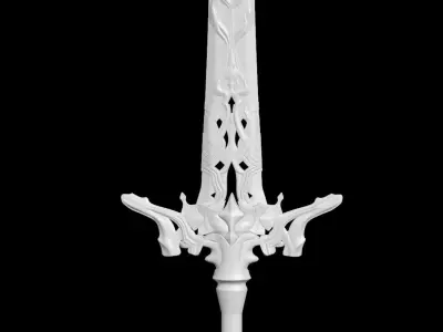Alskir Sword of the God of Light Valkyrie Elysium 3D print model