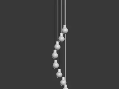 Mass Chandelier Andtradtion 3D model