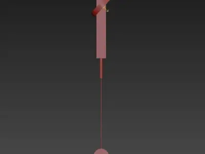 DENZYL clock hanging 3D model