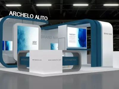 Booth Exhibition 3D model 3D model