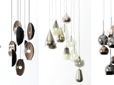 3D chandelier 3D model 03 3D model