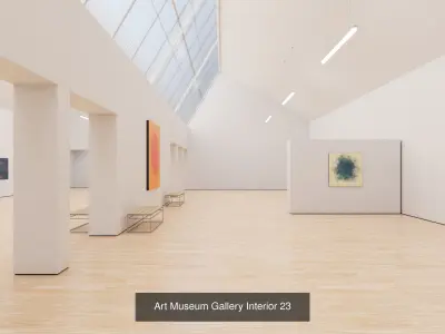 Art Museum Gallery Interiors - Pack 3