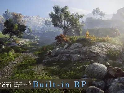 Rocky Hills Environment - Mega Pack Low-poly 3D model