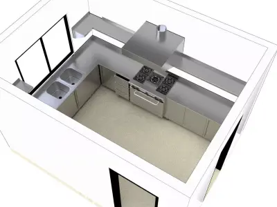 kitchen 22 3D model