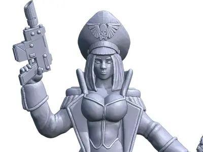 Female Political Educator of the Future Serial Number 1998 3D print model