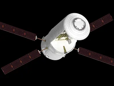 Automated Transfer Vehicle - Unpressurized Logistics Carrier 3D model