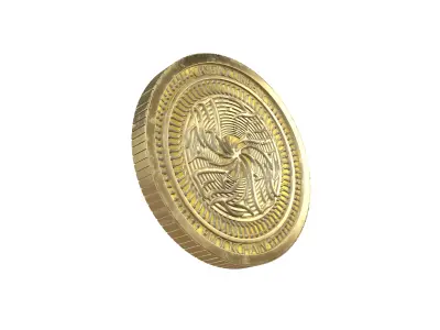 Ekta Coin v5 002 3D model
