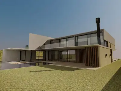 Modern House 3D model 51