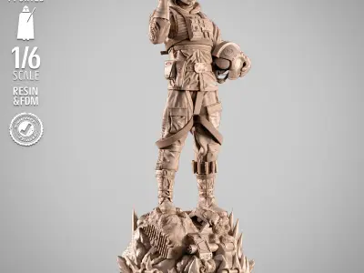 STAR WARS Luke Pilot Sculpture 3D print model