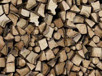 Firewood decor n7 3D model