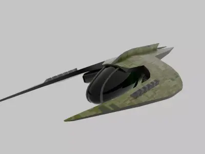 BibopJr Spaceship Pack Low-poly 3D model