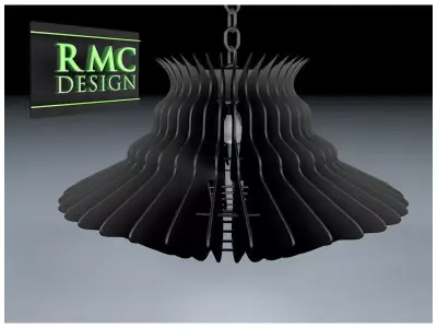 Chandelier 04 By RMC Design 3D model