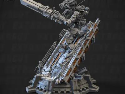 Titan Walker Static 100mm 3D print model