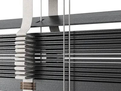 Wooden blinds Set 26 3D model