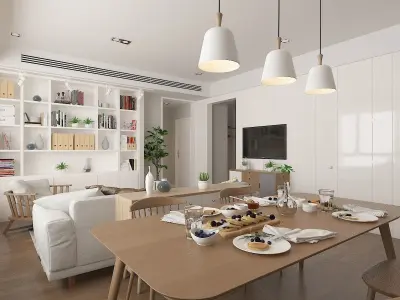 Modern apartment 02 3D model
