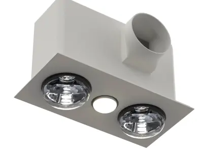 Cali 3-in-1 Bathroom Heater 3D model