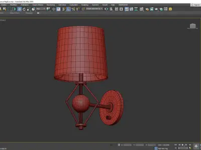 Ojai Wall Sconce Low-poly 3D model