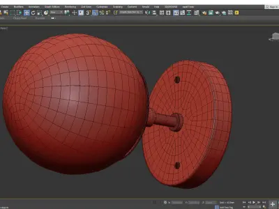 Nova Sconce with Opal Shade Low-poly 3D model