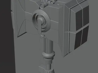 Arcane Jayce Hammer 3D model