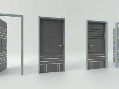 Door sets 18 3D model