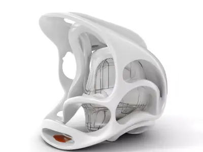 Modern Architectural Structure model pack Low-poly 3D model