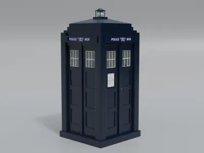 Mark 2 Metropolitan Police Box 3D model