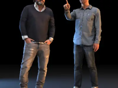  pose People SixPack 001 