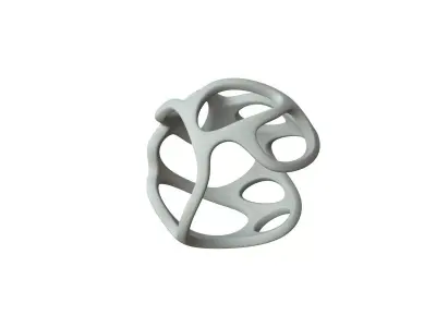 SciFi Cube Object No 24461 Low Poly Shape Texture