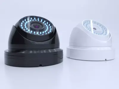 Dome Security Camera 3D model