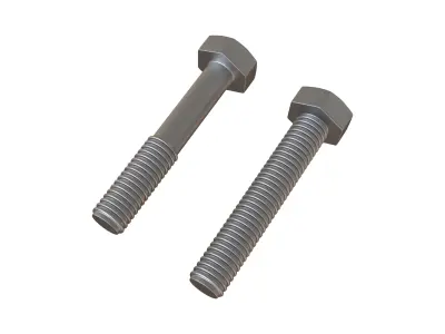 Hex bolts 3D Model 3D model