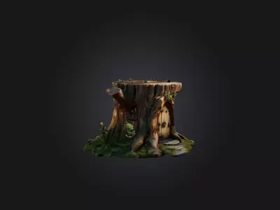Fairy Tree Door Model 3D model