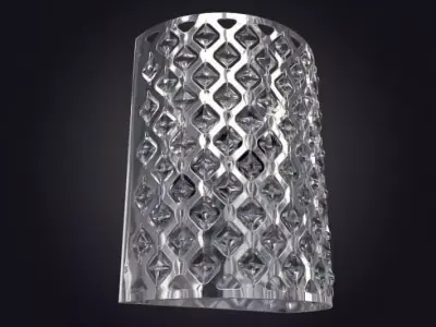 Modern Metal Lamp 3D model