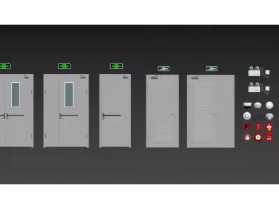  fire door 3D model