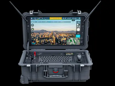  UAV Drone Ground Remote Control Station PBR 