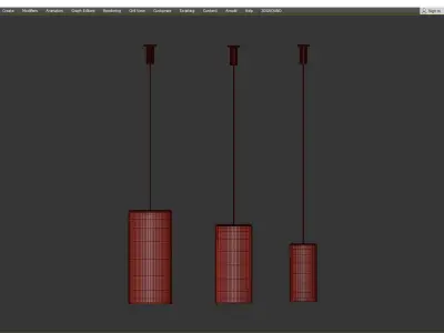 MASS pendant Low-poly 3D model