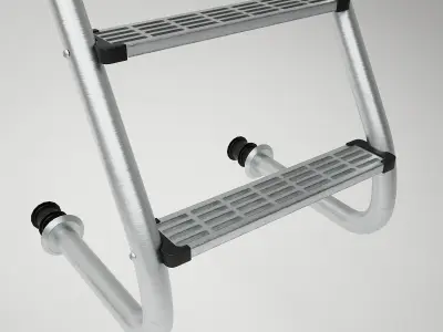 Pool Ladders Low-poly 3D model