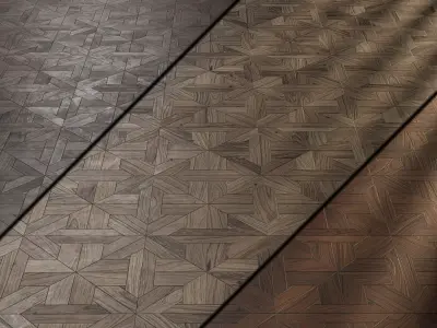 Floor Wood PBR Material Texture