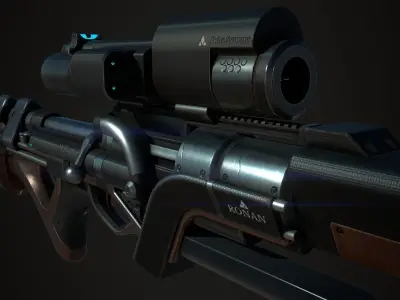 Ronan Rifle 3D model