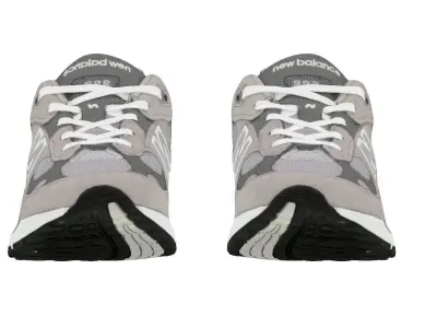 New Balance 992 Grey 3D model