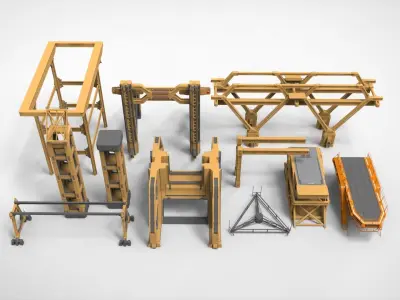 Sci Fi Modular Environment 17 3D model