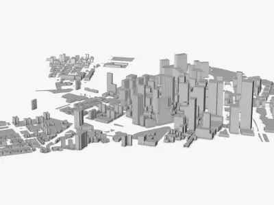 New York City Low-poly 3D model purchase
