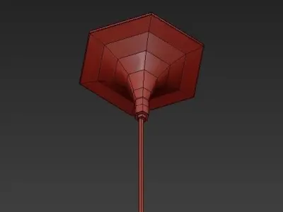 BUBBLES A chandelier with balls hanging from it 3D model