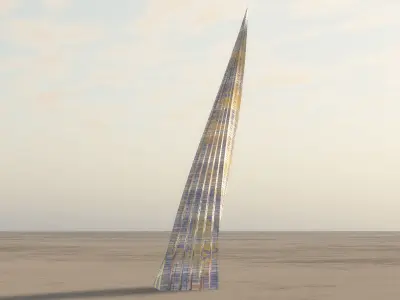 Blade tower 3D model