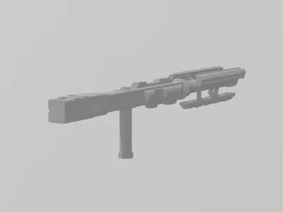 Armored Commando Baton 3D model