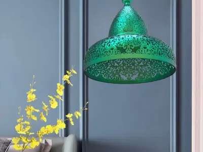 arabic Lamp shade 3D print model