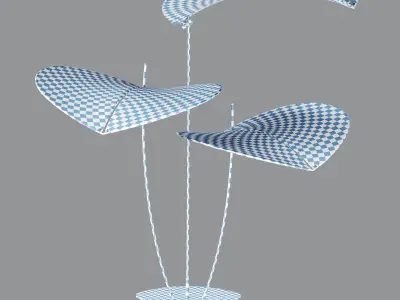 Petal Sunshade 3D model