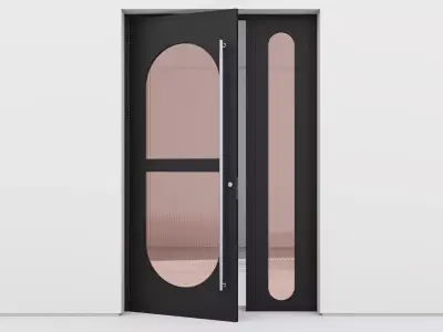 Aluminium door 325 3D model