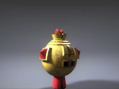 Enemy Robo Low-poly 3D model
