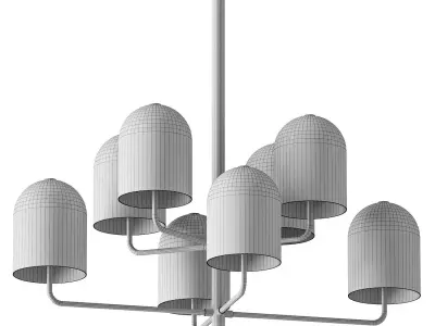 Venicem Doma Chandelier Linear 3D model
