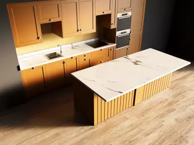 76-Kitchen4 matte 7 3D model